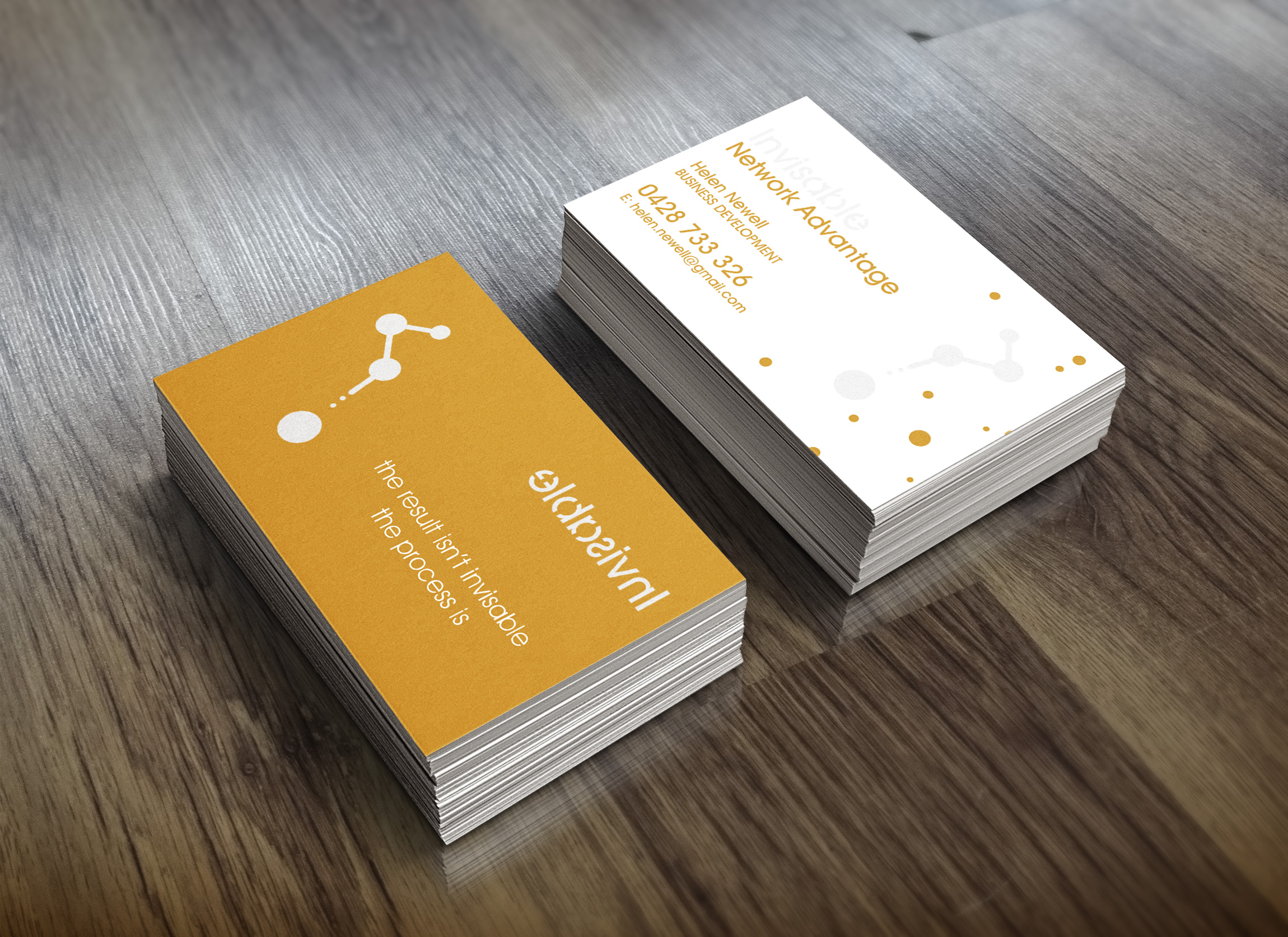 APAP Events Event Management and Graphic Design Rockhampton Invisable Network Advantage Business Cards