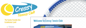 APAP Events Website Design Rockhampton Cressy Tennis Website Preview