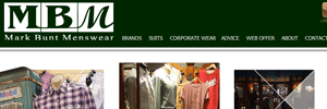 APAP Events Website Design Rockhampton Mark Bunt Menswear Website Preview